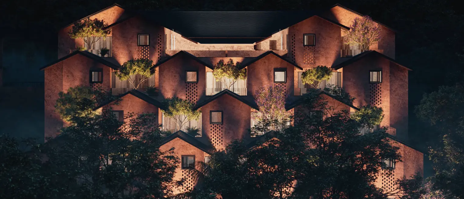 Bright, modern gym with plants